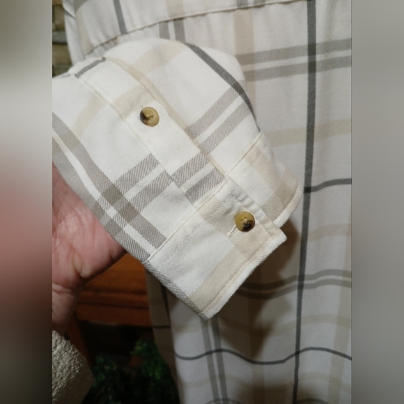 🌹XXL Jachs Girlfriend Women's Super Soft Flannel Shirt Shacket Plaid‎ - Picture 5 of 7